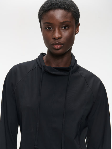 Maren dress technical jersey | Black