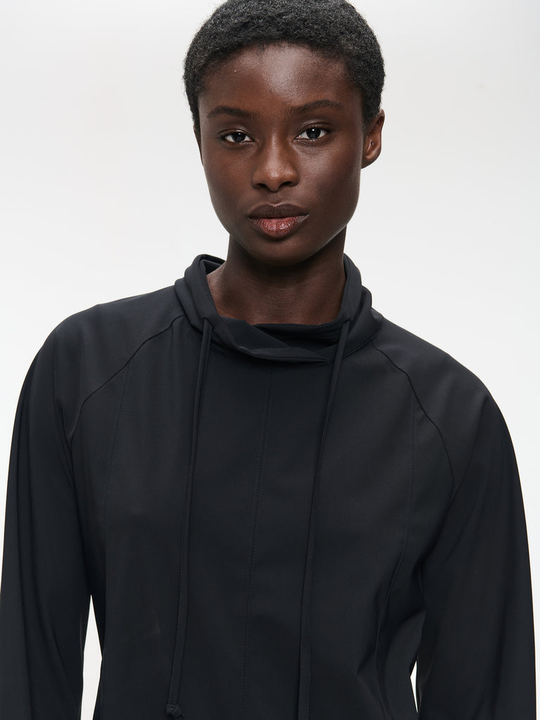 Maren dress technical jersey | Black