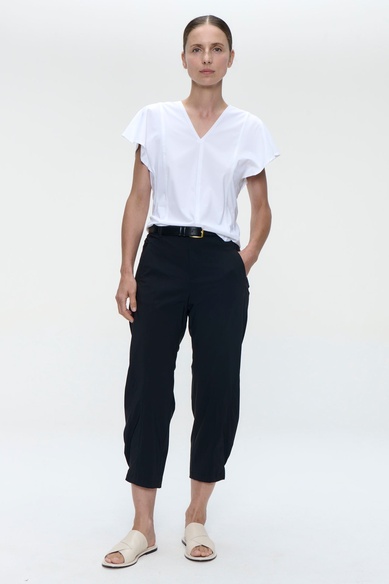 Corien pants technical jersey | Black