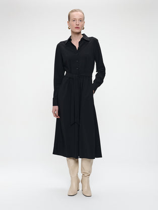 Devita Dress Technical Jersey | Black