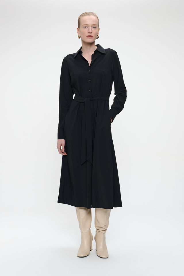 Devita Dress Technical Jersey | Black