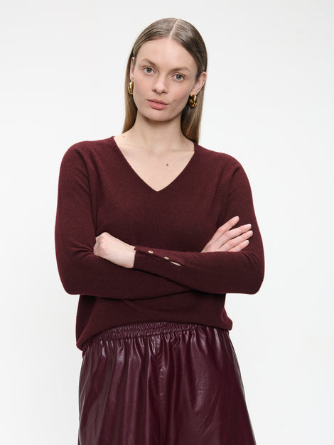 Pullover Cashmere blend 2479 | Bordo