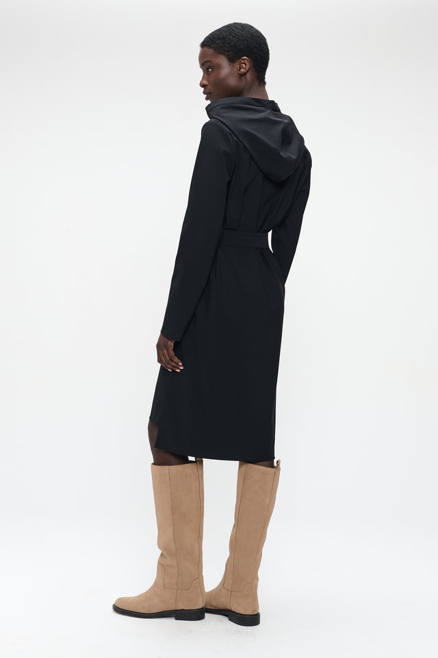Veronica dress technical jersey | Black