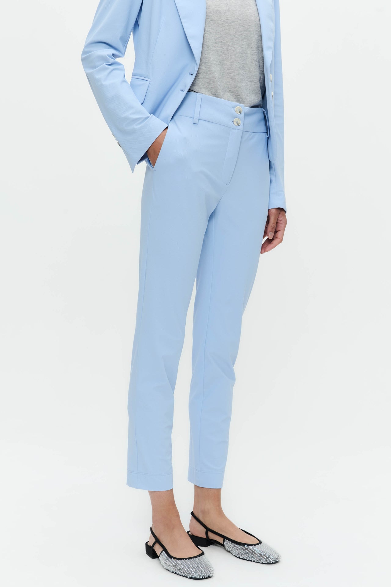 Denver technical jersey pants | Mid Blue