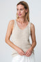 Top cotton E26119 | Beige