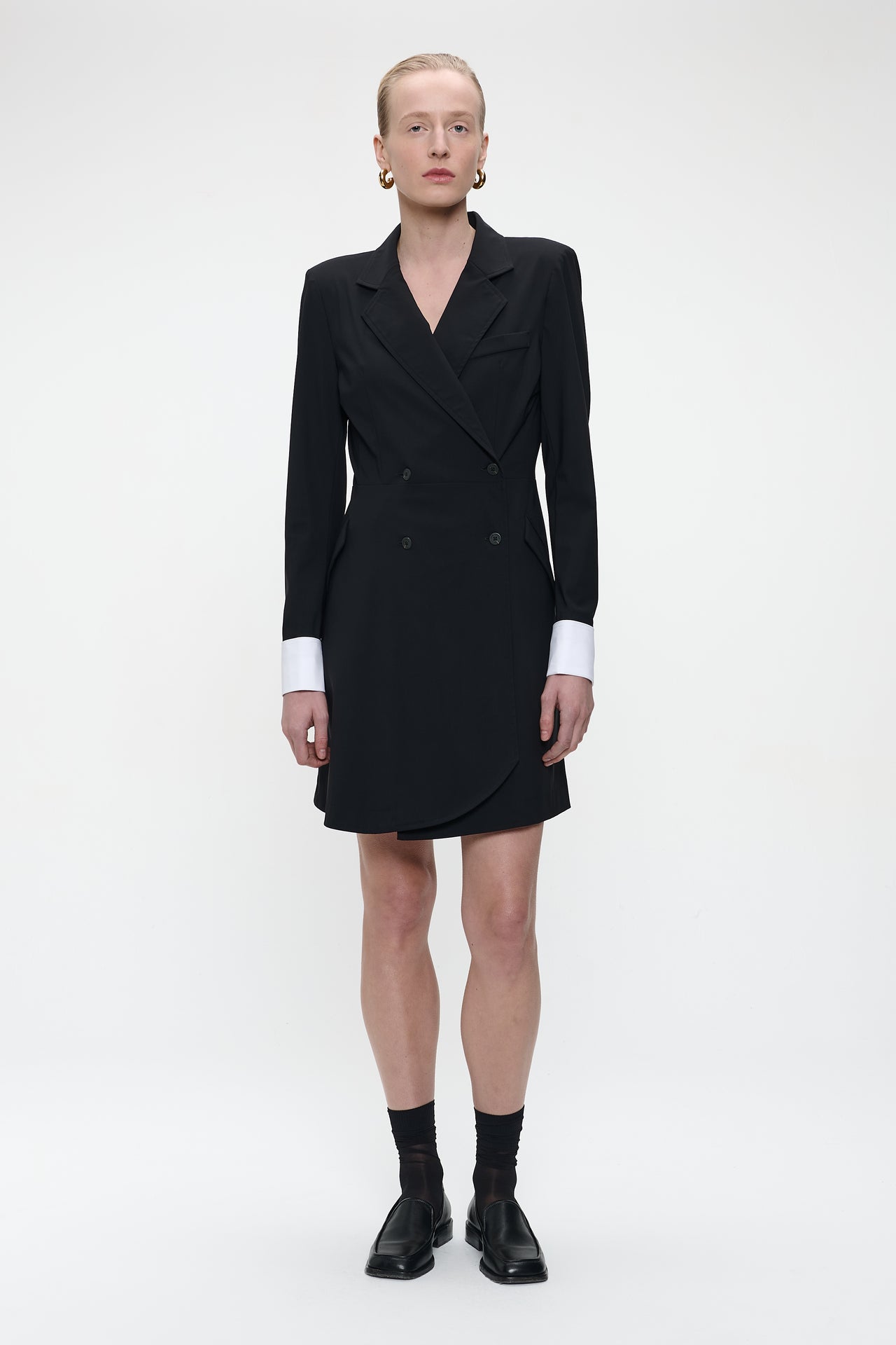 Hella dress technical jersey | Black