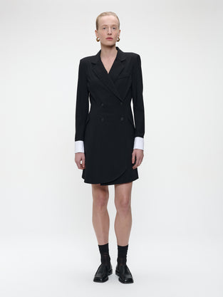 Hella dress technical jersey | Black