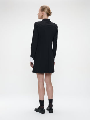 Hella dress technical jersey | Black