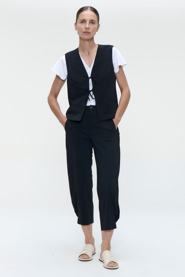 Villa vest technical jersey | Black