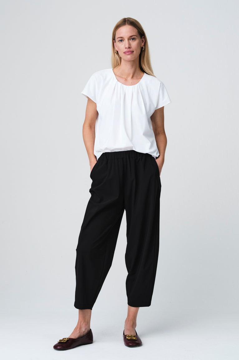 Terry top technical jersey | White