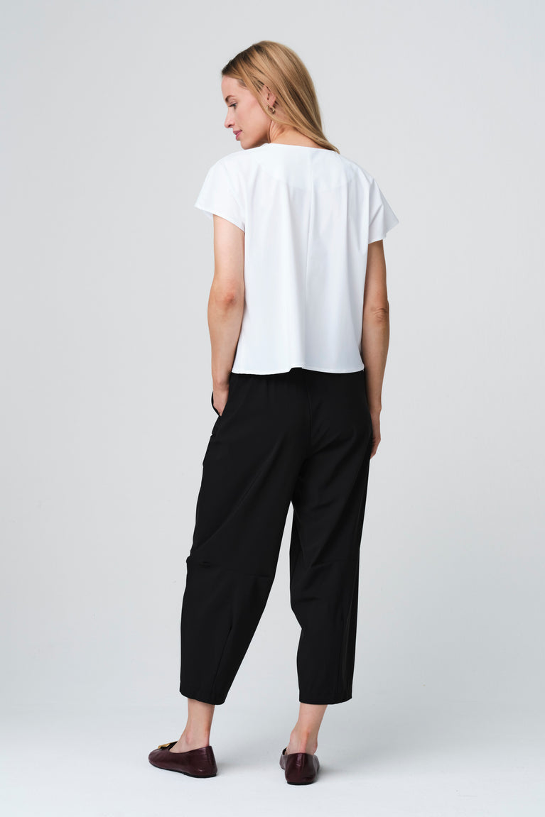 Terry top technical jersey | White