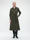 Edyta taffeta dress | Army