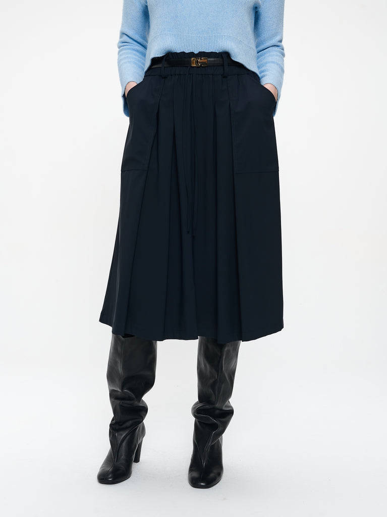 Raffaele skirt technical jersey | Blue