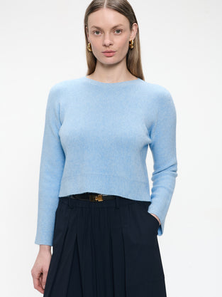 Pullover seamless viscose NB2167 | Light Blue