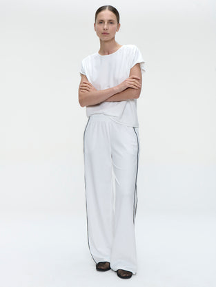 Vaya structure tech jersay pants | White