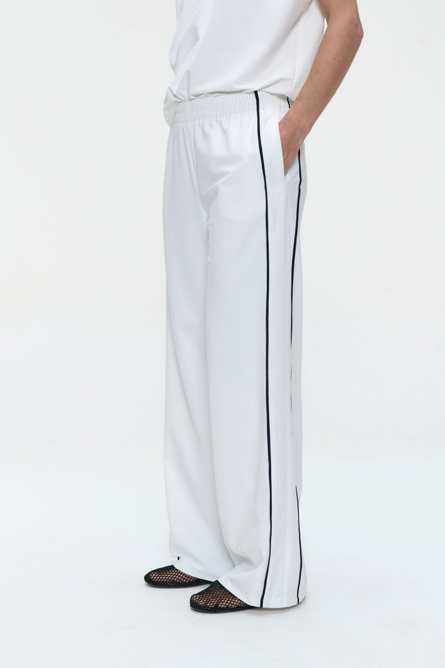 Vaya structure tech jersey pants | White