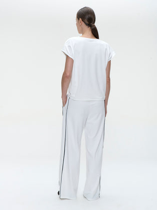 Vaya structure tech jersay pants | White