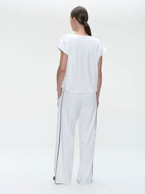 Vaya structure tech jersay pants | White