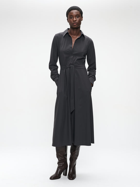 Devita Dress Technical Jersey | Dark Grey