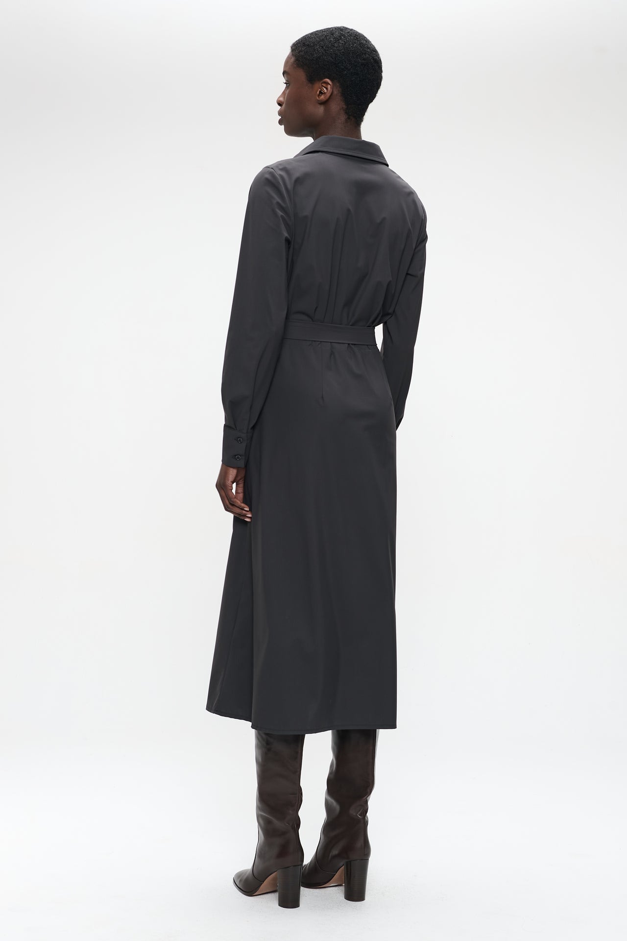 Devita Dress Technical Jersey | Dark Grey