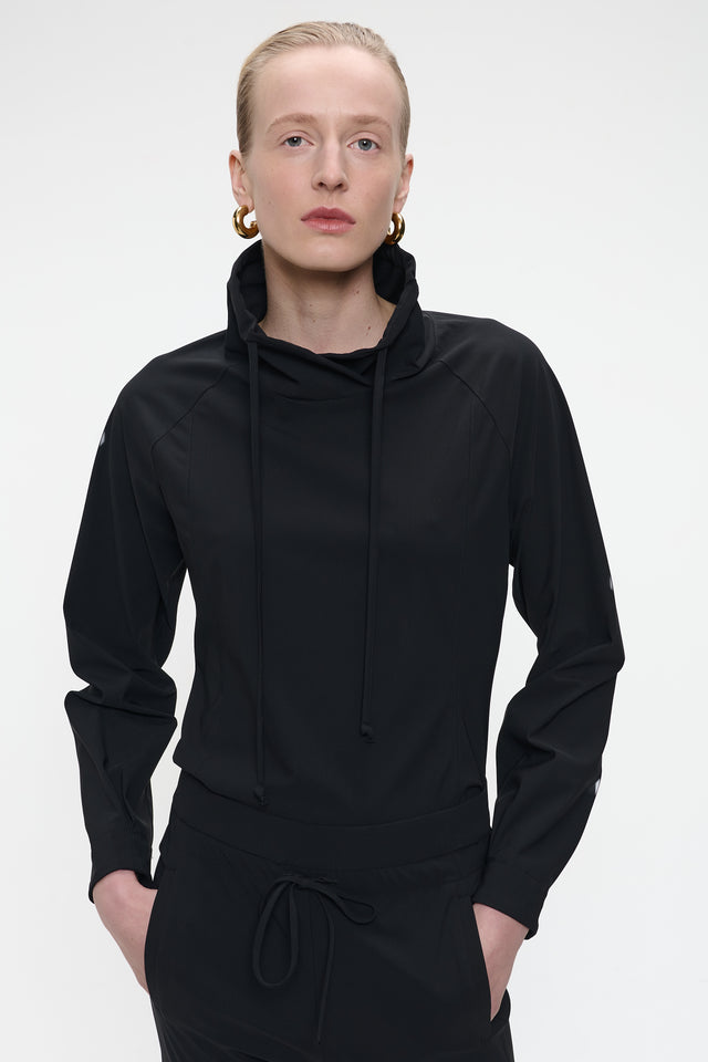 Maren top technical jersey | Black