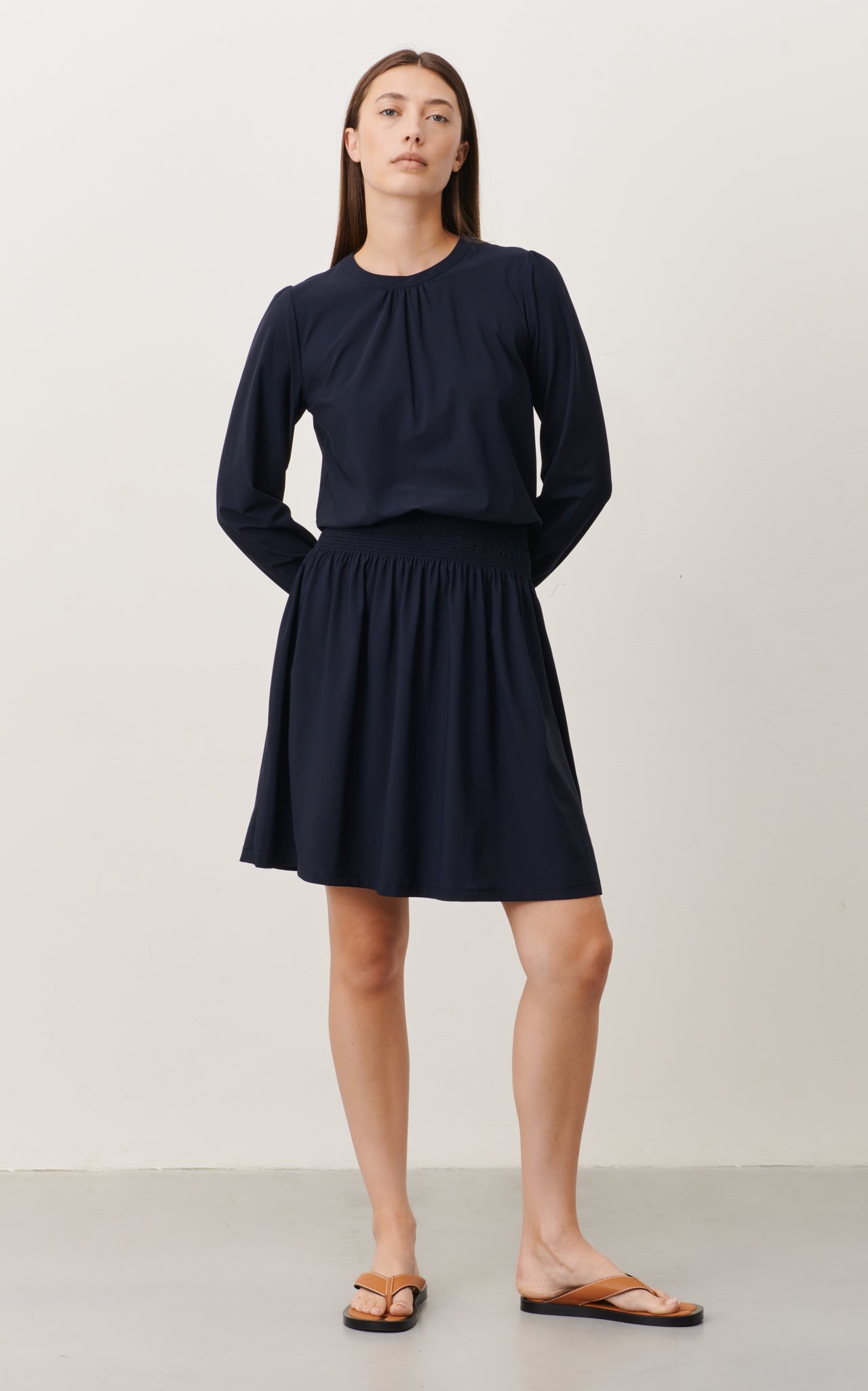 Janny Dress-1 Technical Jersey | Blue