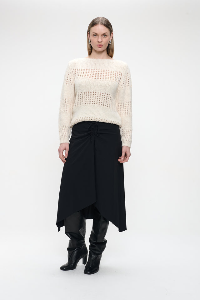 Shiny Pullover 1034 | Off White