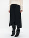 Tine skirt technical jersey | Black