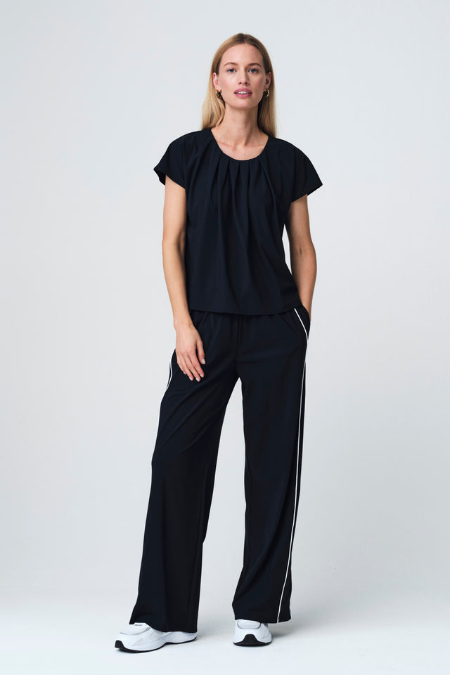 Terry top technical jersey | Blue