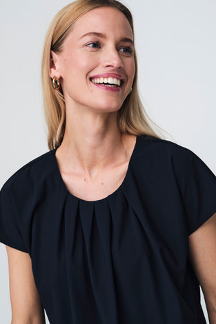 Terry top technical jersey | Blue