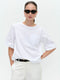 Molly mix cotton top | White