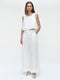 Mura cotton pants | White