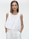 Nori cotton top | Off White