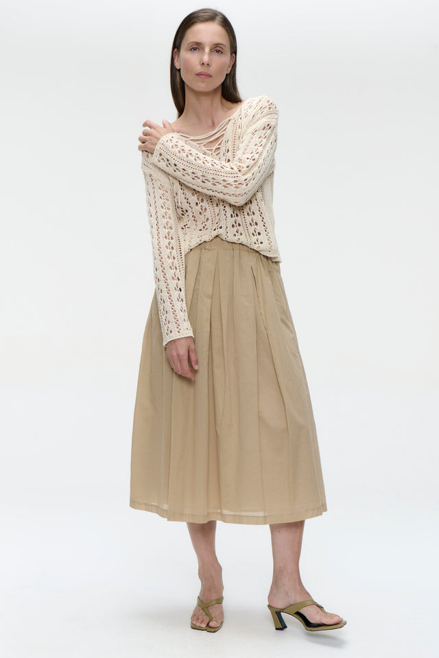 Summer Pullover E25102 | Beige