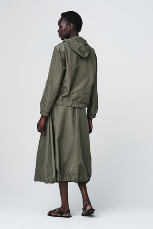 Brigida taffeta jacket | Army