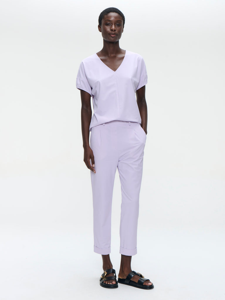 Isabelle top technical jersey | Lila