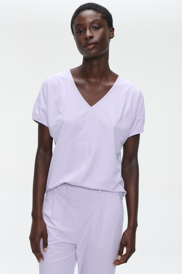 Isabelle top technical jersey | Lila