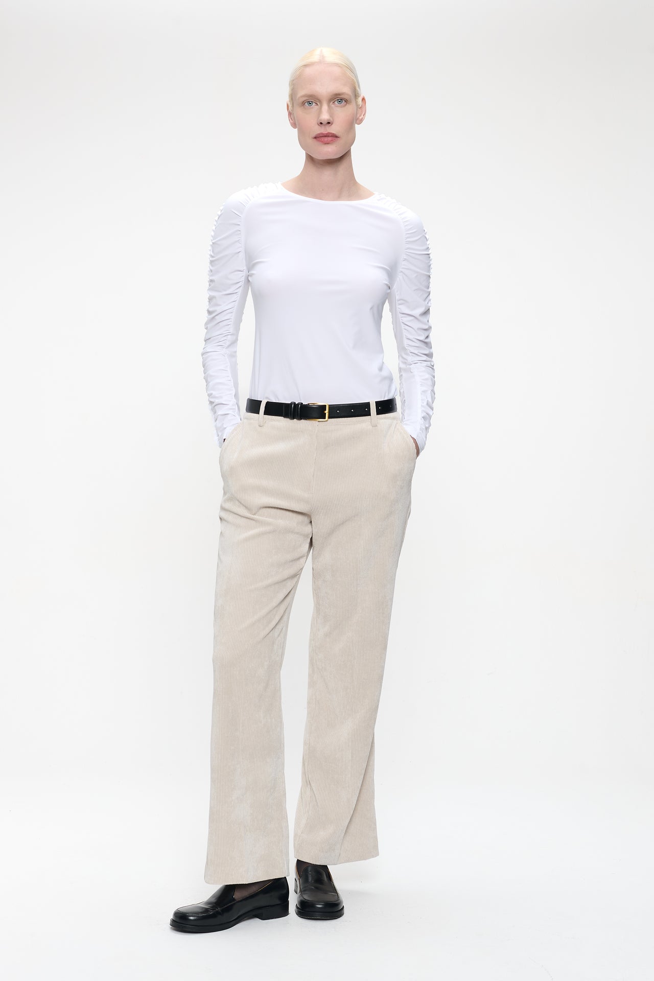 Carlina Top Technical Jersey | White