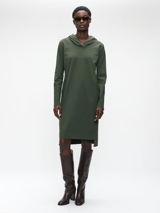 Veronica dress technical jersey | Army