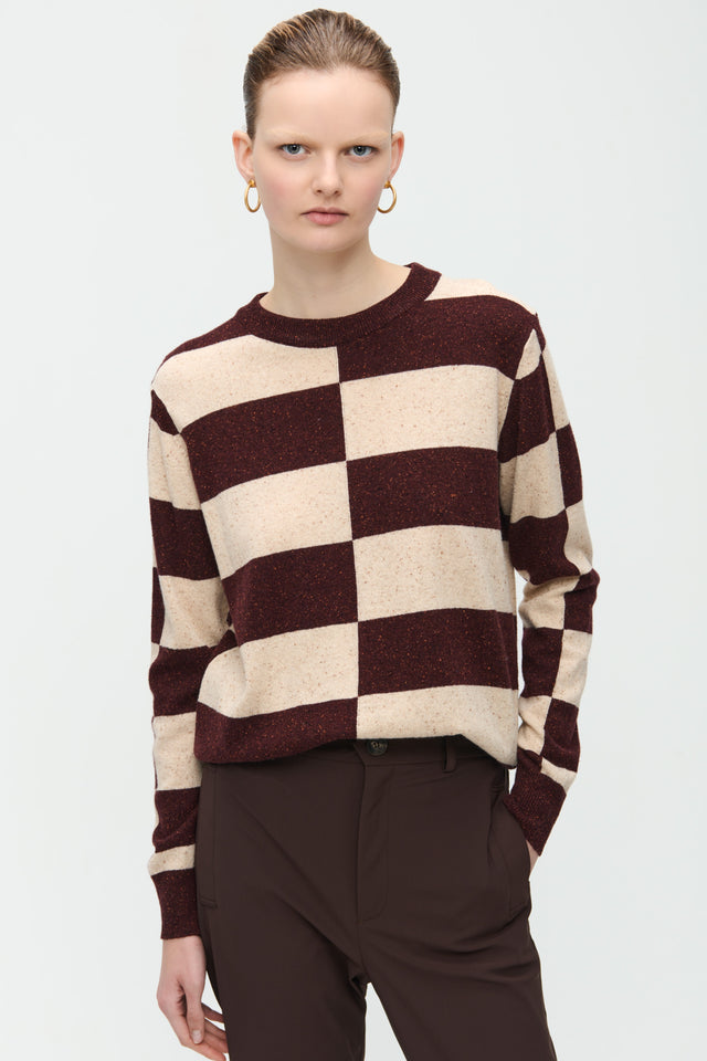 Pullover Dustin | Bordo Beige