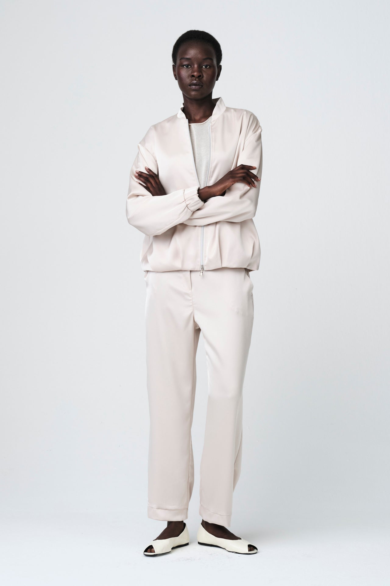 Sebastian saten pants | Perla