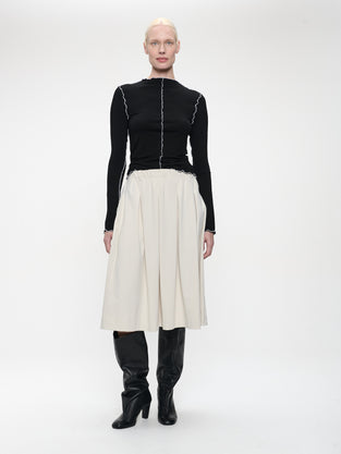 Janette top | Black White