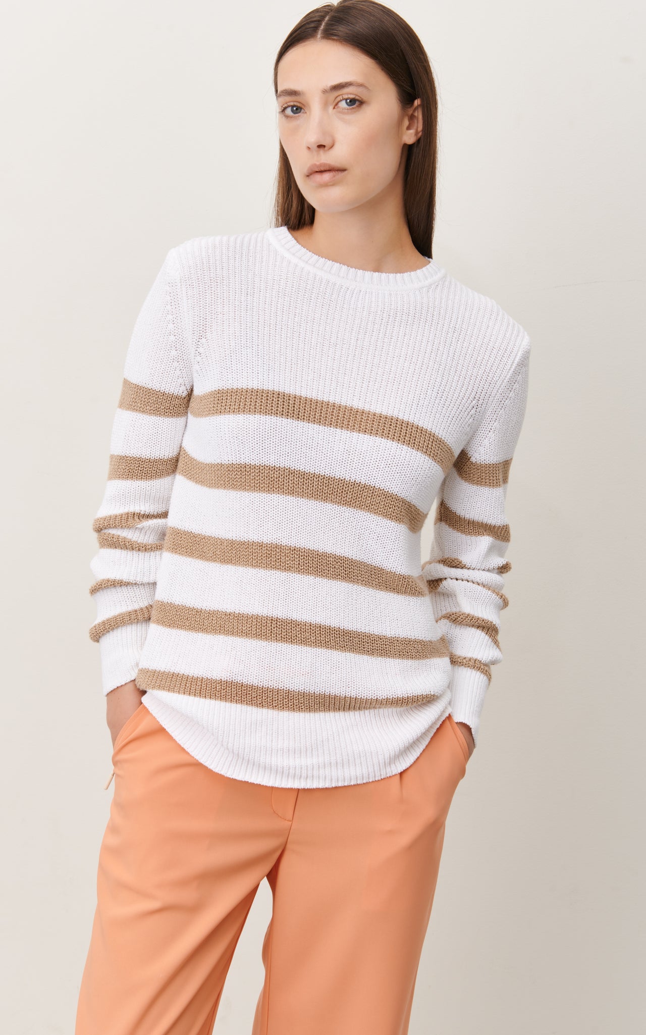Pullover Mettal Eyelets | Ecru