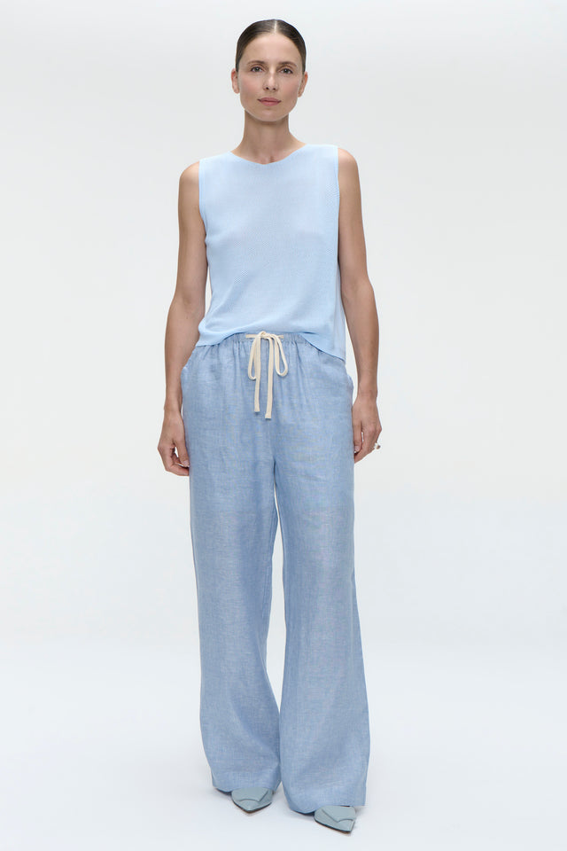 Viscose summer Top 501 | Celeste