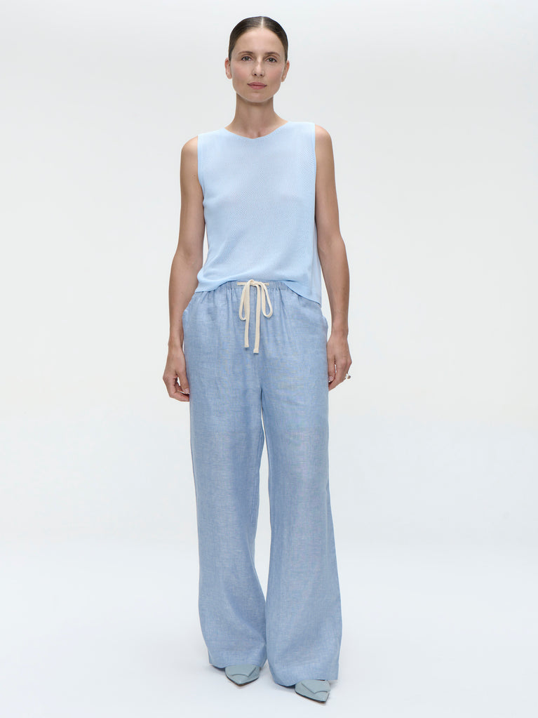 Viscose summer Top 501 | Celeste