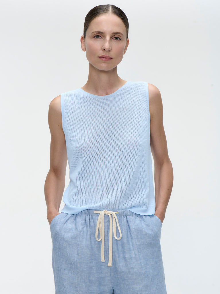 Viscose summer Top 501 | Celeste