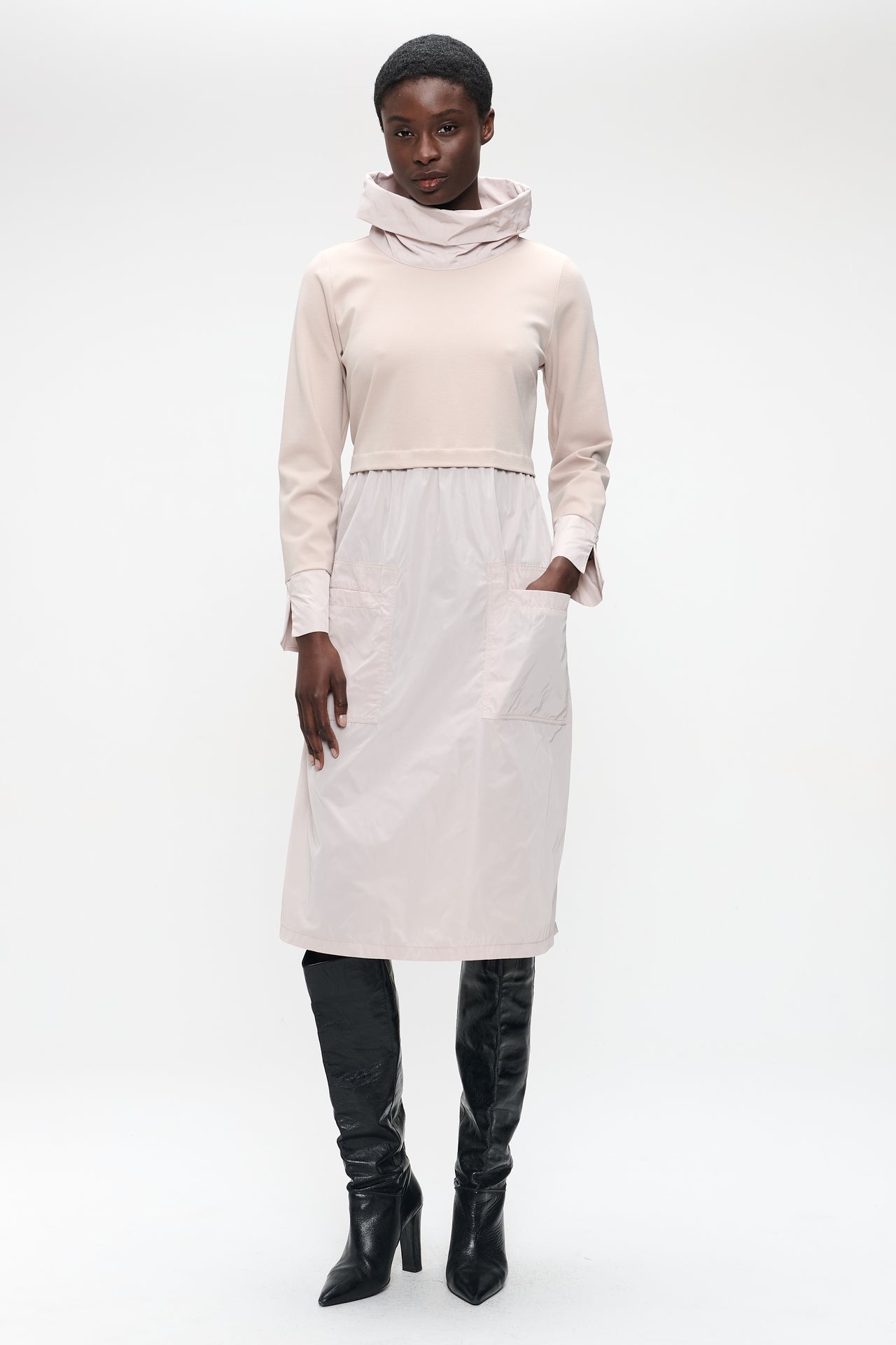 Dress mix cotton taffeta 176l | Sand
