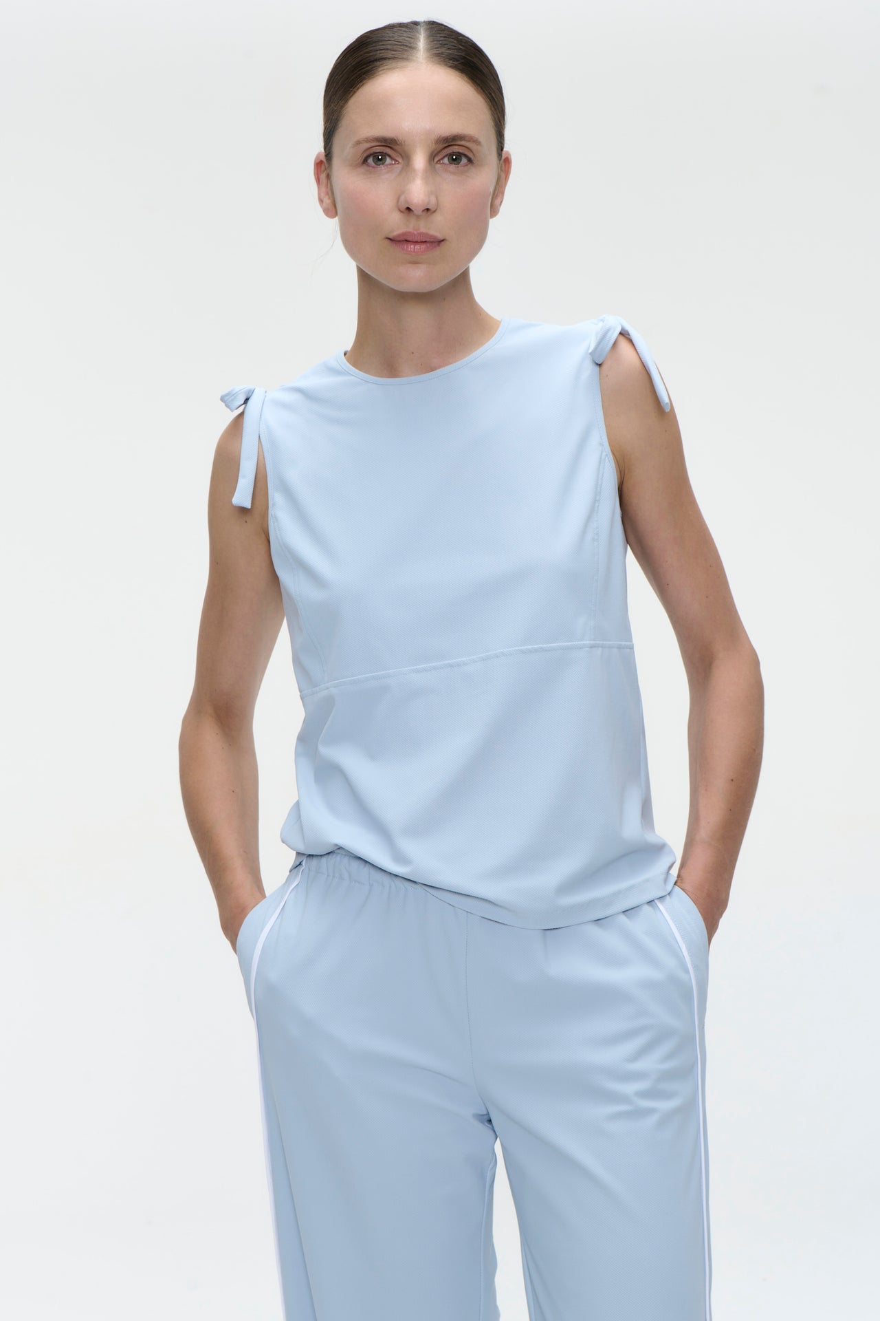 Ariane structure tech jersay top | Light Blue