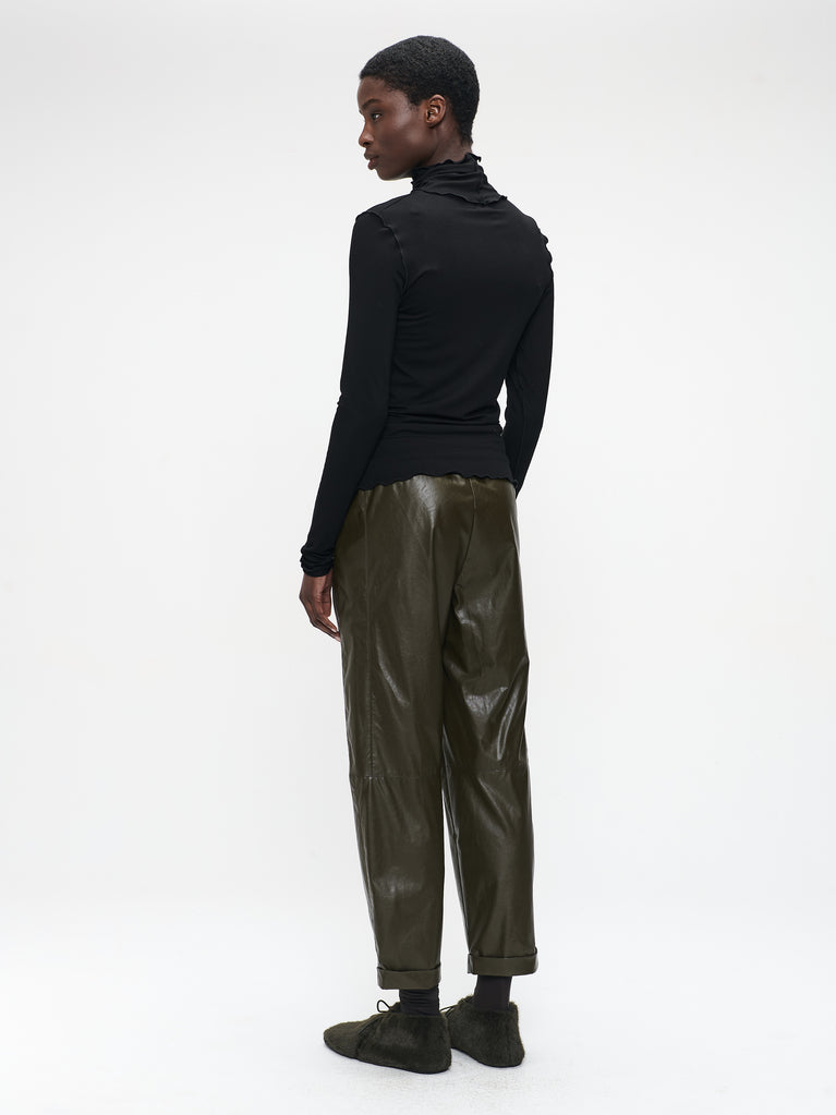 Janice viscose top | Black