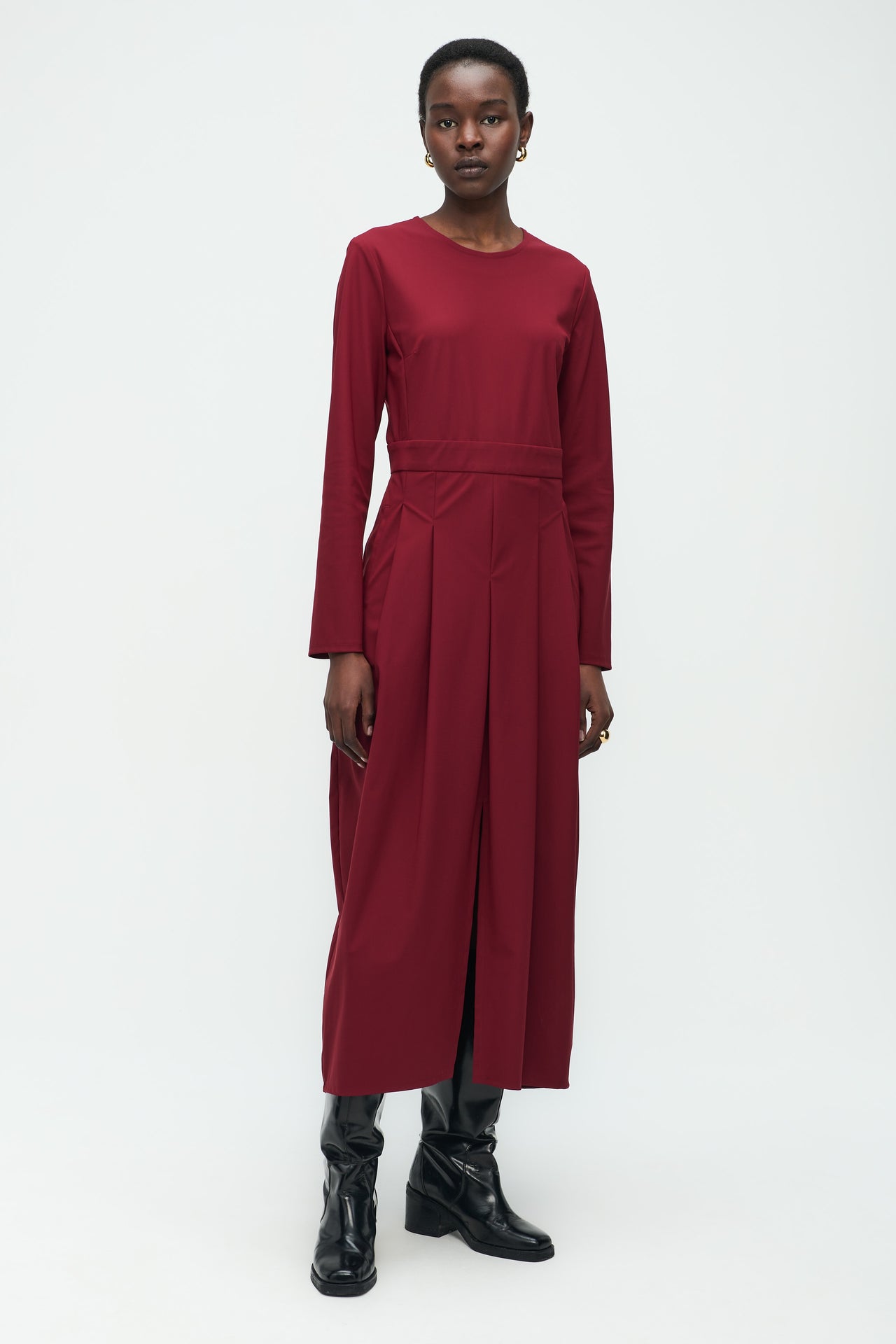 Jackie Dress/LS Technical Jersey | Amaranto